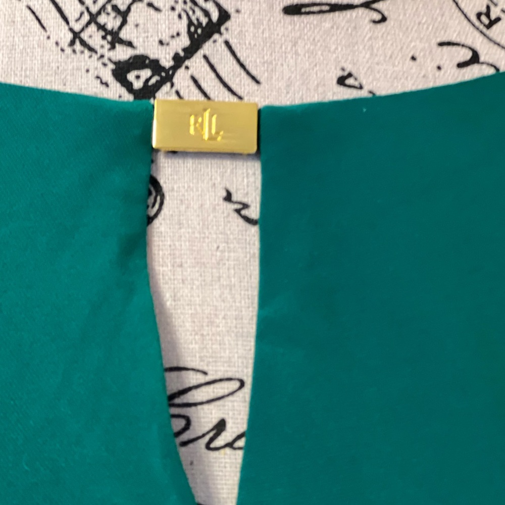 Lauren Ralph Lauren NWT Turquoise Green Women Size 8 Stretch - Picture 8 of 13